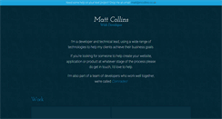Desktop Screenshot of mcollins.co.uk